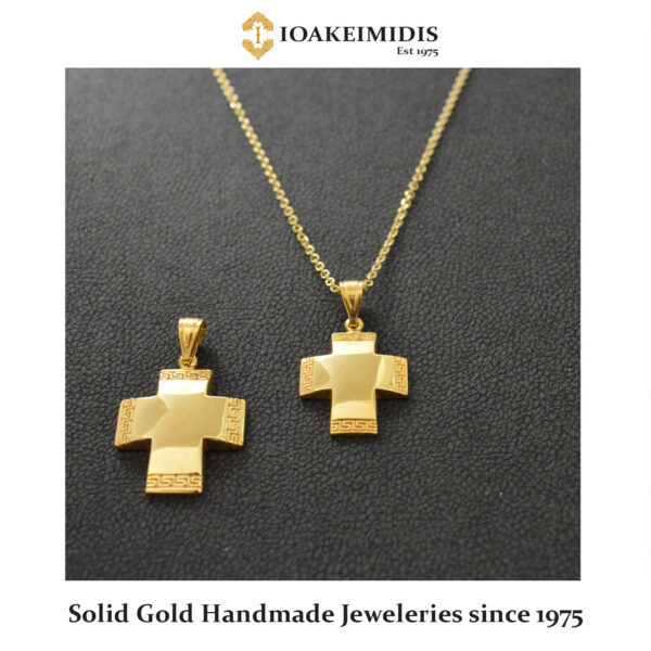 Cross made by Solid gold s.4