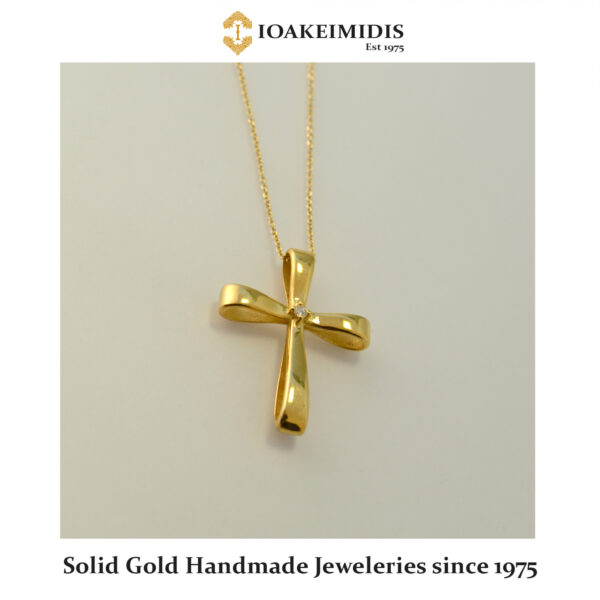 Cross made by Solid gold s.1