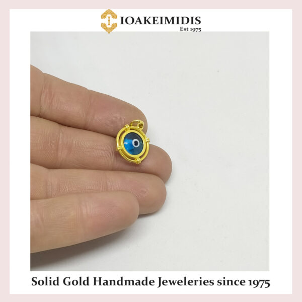 Evil Eye gold pendant – 110