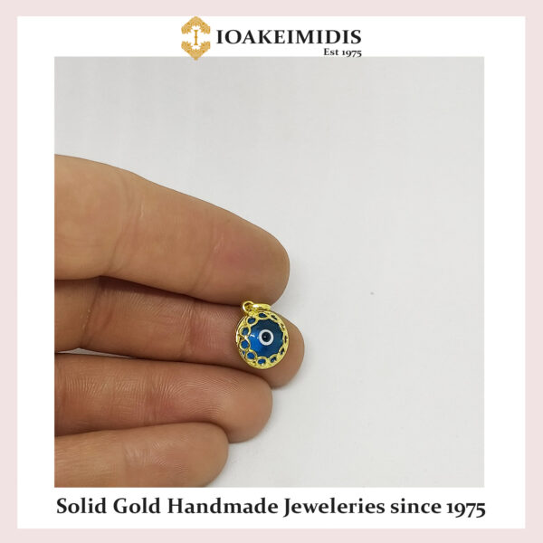 Evil Eye gold pendant – 80