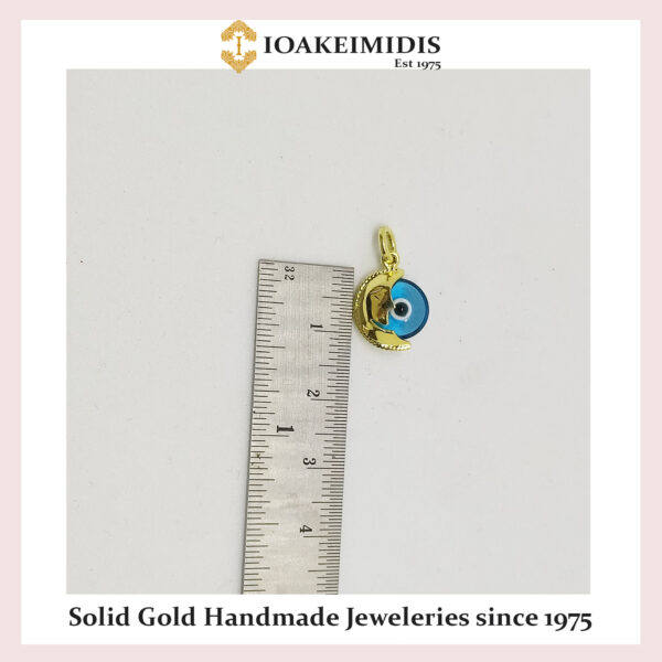 Evil Eye gold pendant – 86